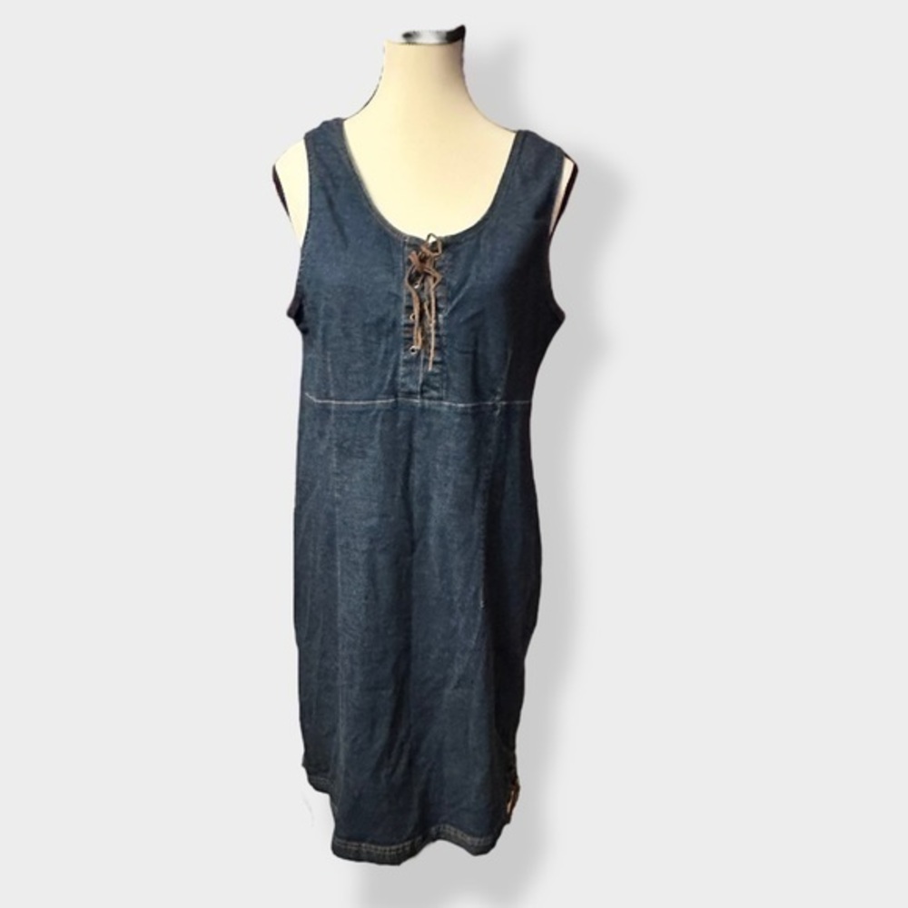 Women’s Vintage mid 90’s Denim Dress Large